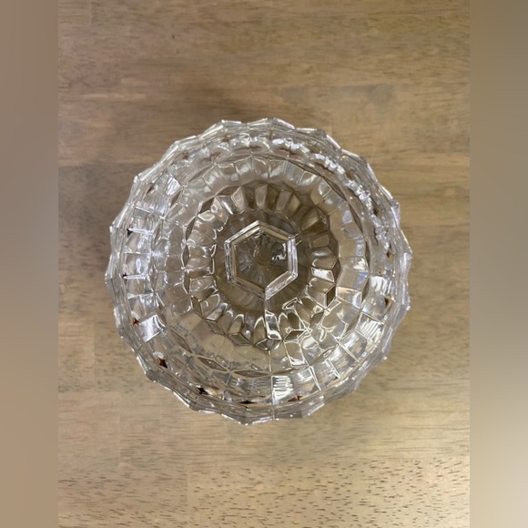 Vintage Indiana Glass Whitehall Cubist Clear Lidded Candy Dish‎ EUC - Picture 3 of 8